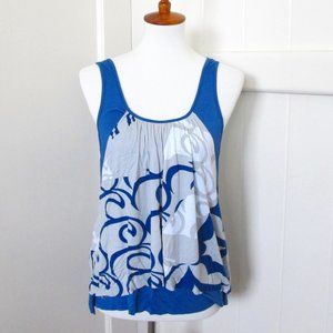 Gaya | Layered Sleeveless Blue Top